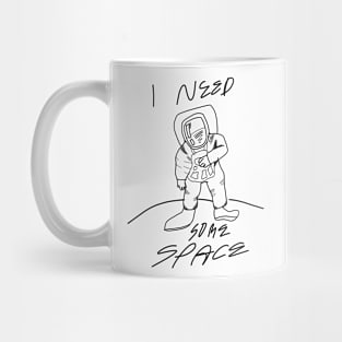 I need some space. Astronauts.alon in space Mug